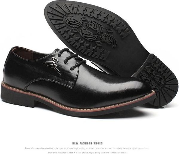 Generic Fashion 06 Super Large Size Business Cool Good Summer Generic Fashion 06 Super Large Size Business Cool Good Summer Men S Gentle Wedding Office Leather Shoes Brand Black