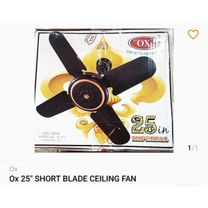 Ox 25 Short Blade Ceiling Fan Price In Nigeria Compare Prices